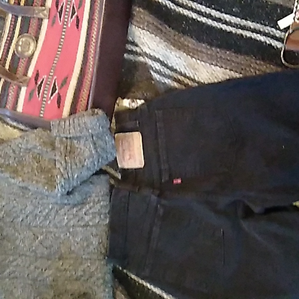โ Vintage Black High Mom Leviโs 512 Denim NOS Sz 7/8 fits Best - Picture 1 of 13